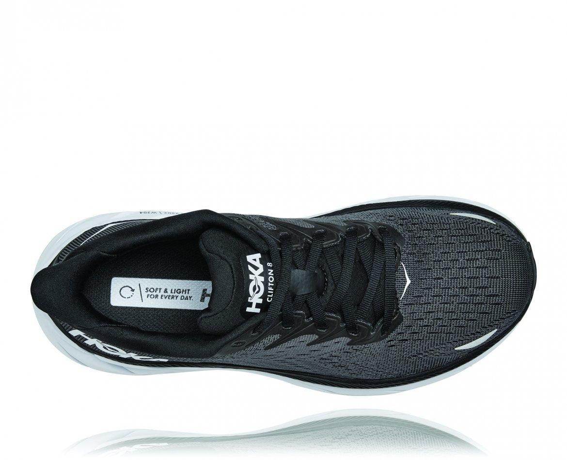נעלי הוקה קליפטון 8 רחבות לנשים Hoka 1121375/BWHT CLIFTON 8 Women WIDE (D) - RunOFF עכשיו במבצע ב