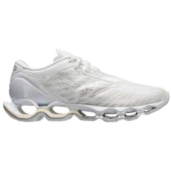 נעלי מיזונו פרופסי 12 Mizuno WAVE PROPHECY 12 WHITE/SILVER J1GC238332 - RunOFF עכשיו במבצע ב