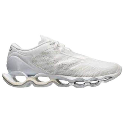 נעלי מיזונו פרופסי 12 Mizuno WAVE PROPHECY 12 WHITE/SILVER J1GC238332 - RunOFF עכשיו במבצע ב