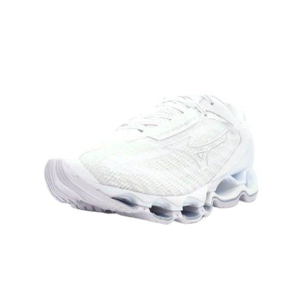 נעלי מיזונו פרופסי 12 Mizuno WAVE PROPHECY 12 WHITE/SILVER J1GC238332 - RunOFF עכשיו במבצע ב