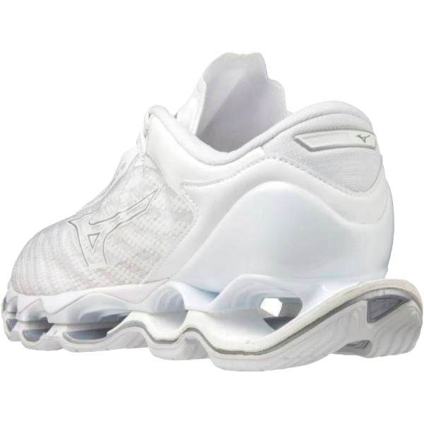 נעלי מיזונו פרופסי 12 Mizuno WAVE PROPHECY 12 WHITE/SILVER J1GC238332 - RunOFF עכשיו במבצע ב
