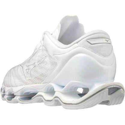 נעלי מיזונו פרופסי 12 Mizuno WAVE PROPHECY 12 WHITE/SILVER J1GC238332 - RunOFF עכשיו במבצע ב