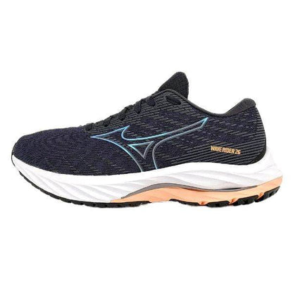 נעלי מיזונו ריידר 26 רחבות לנשים Mizuno J1GD220622 WAVE RIDER 26 Wide - RunOFF עכשיו במבצע ב