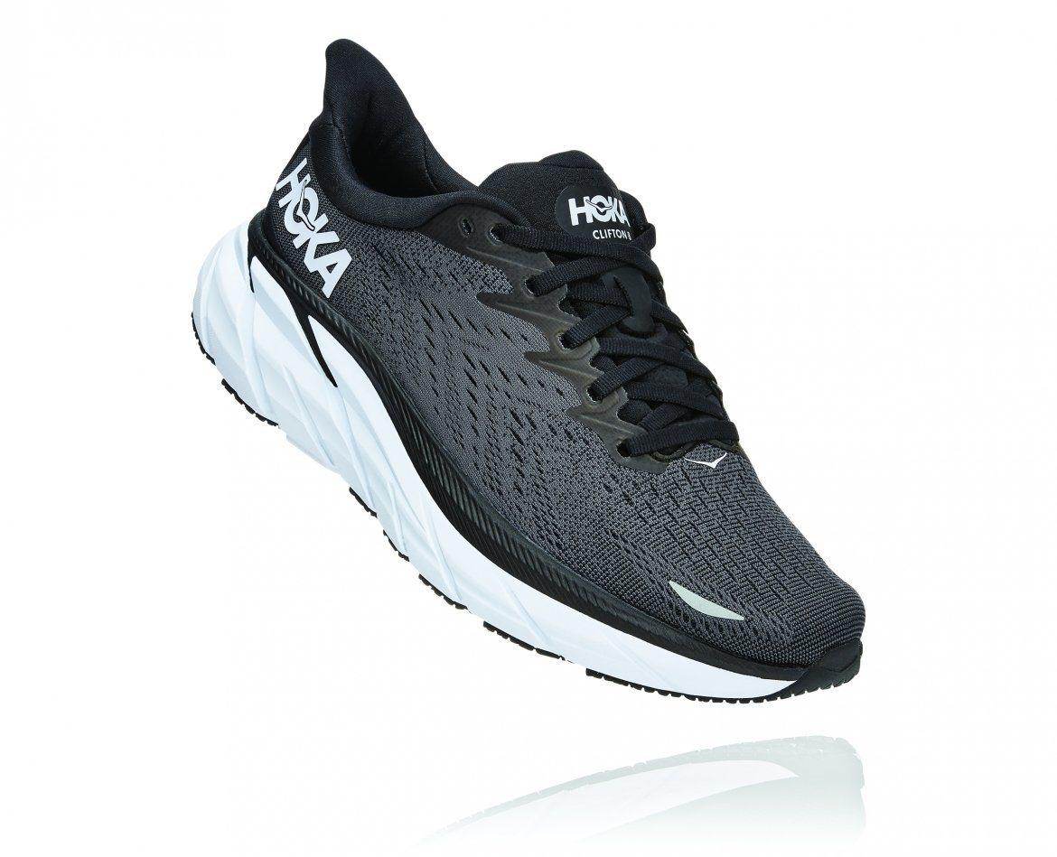 נעלי הוקה קליפטון 8 רחבות לנשים Hoka 1121375/BWHT CLIFTON 8 Women WIDE (D) - RunOFF עכשיו במבצע ב