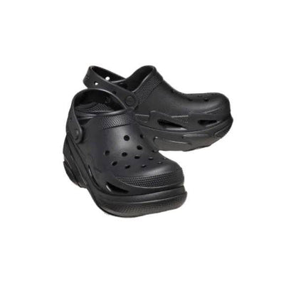 כפכפי פלטפורמה קלוג באבל קראש קרוקס שחורות Crocs 210061-0WC Bubble Crush Clog Triple Black - RunOFF עכשיו במבצע ב