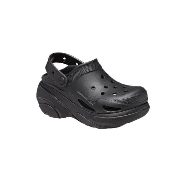 כפכפי פלטפורמה קלוג באבל קראש קרוקס שחורות Crocs 210061-0WC Bubble Crush Clog Triple Black - RunOFF עכשיו במבצע ב