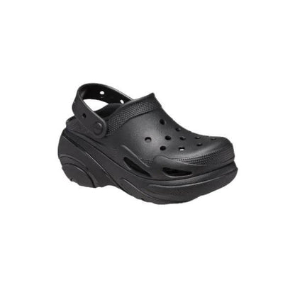 כפכפי פלטפורמה קלוג באבל קראש קרוקס שחורות Crocs 210061-0WC Bubble Crush Clog Triple Black - RunOFF עכשיו במבצע ב