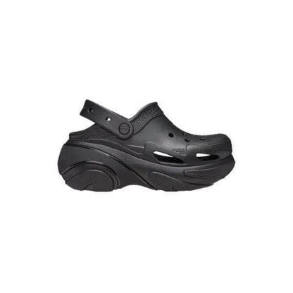 כפכפי פלטפורמה קלוג באבל קראש קרוקס שחורות Crocs 210061-0WC Bubble Crush Clog Triple Black - RunOFF עכשיו במבצע ב