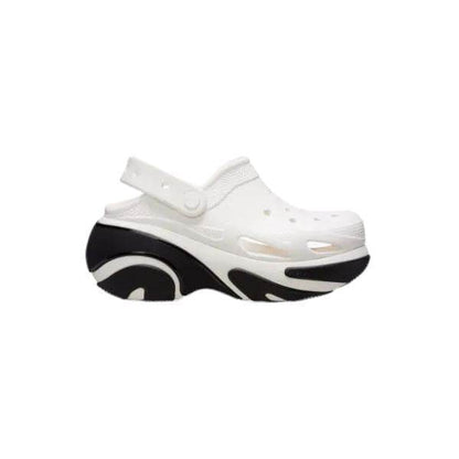 כפכפי פלטפורמה קלוג באבל קראש קרוקס לבנות Crocs 210061-100 Bubble Crush Clog white - RunOFF עכשיו במבצע ב