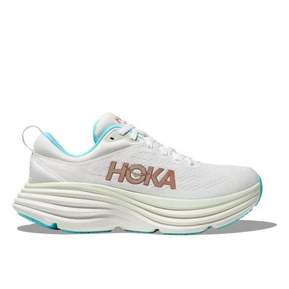 נעלי הוקה בונדי 8 לנשים Hoka 1127952/FTRS BONDI 8 FROST/ROSE - RunOFF עכשיו במבצע ב