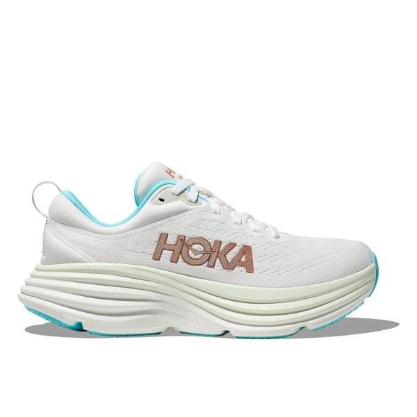 נעלי הוקה בונדי 8 לנשים Hoka 1127952/FTRS BONDI 8 FROST/ROSE - RunOFF עכשיו במבצע ב