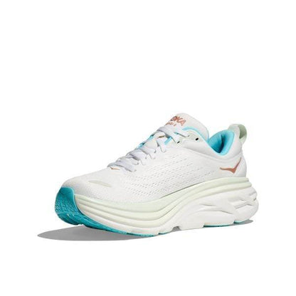 נעלי הוקה בונדי 8 לנשים Hoka 1127952/FTRS BONDI 8 FROST/ROSE - RunOFF עכשיו במבצע ב