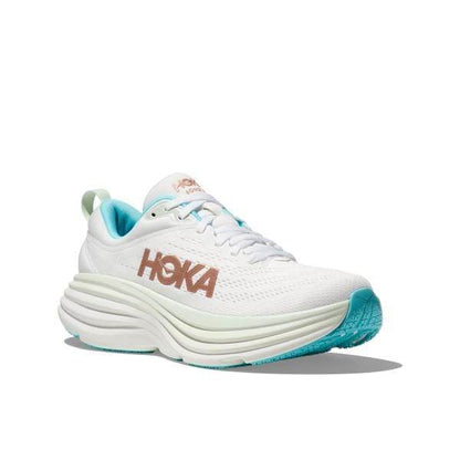 נעלי הוקה בונדי 8 לנשים Hoka 1127952/FTRS BONDI 8 FROST/ROSE - RunOFF עכשיו במבצע ב