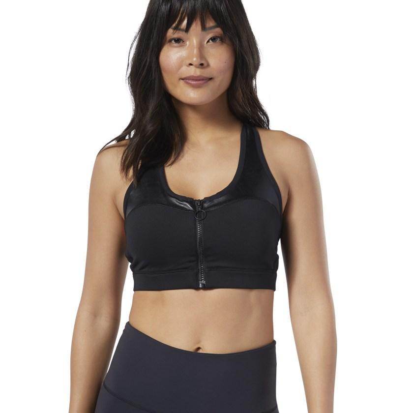 טופ ריבוק לנשים Reebok C ZIP BRA EB8111 - RunOFF עכשיו במבצע ב