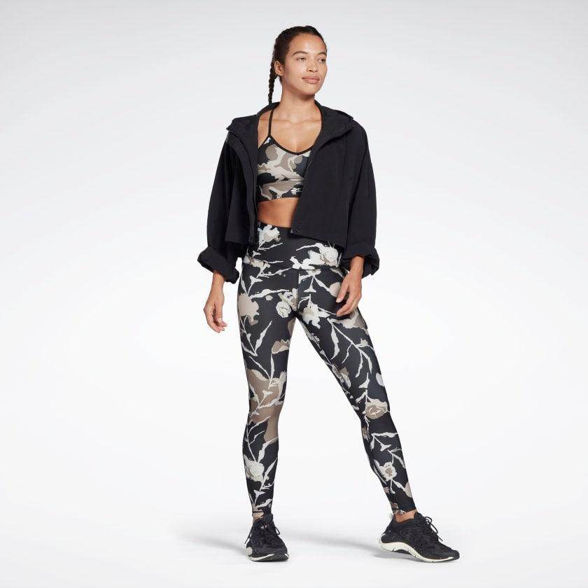 טייטס ריבוק ארוך לנשים Reebok H65568 MYT AOP Poly Tight - RunOFF עכשיו במבצע ב