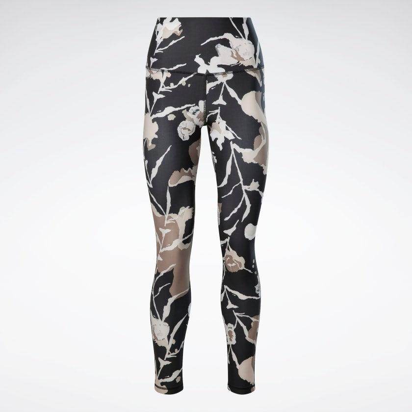 טייטס ריבוק ארוך לנשים Reebok H65568 MYT AOP Poly Tight - RunOFF עכשיו במבצע ב