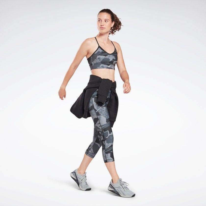 חזיית אימון ריבוק Reebok H65616 WOR AOP Tri Back Bra - RunOFF עכשיו במבצע ב