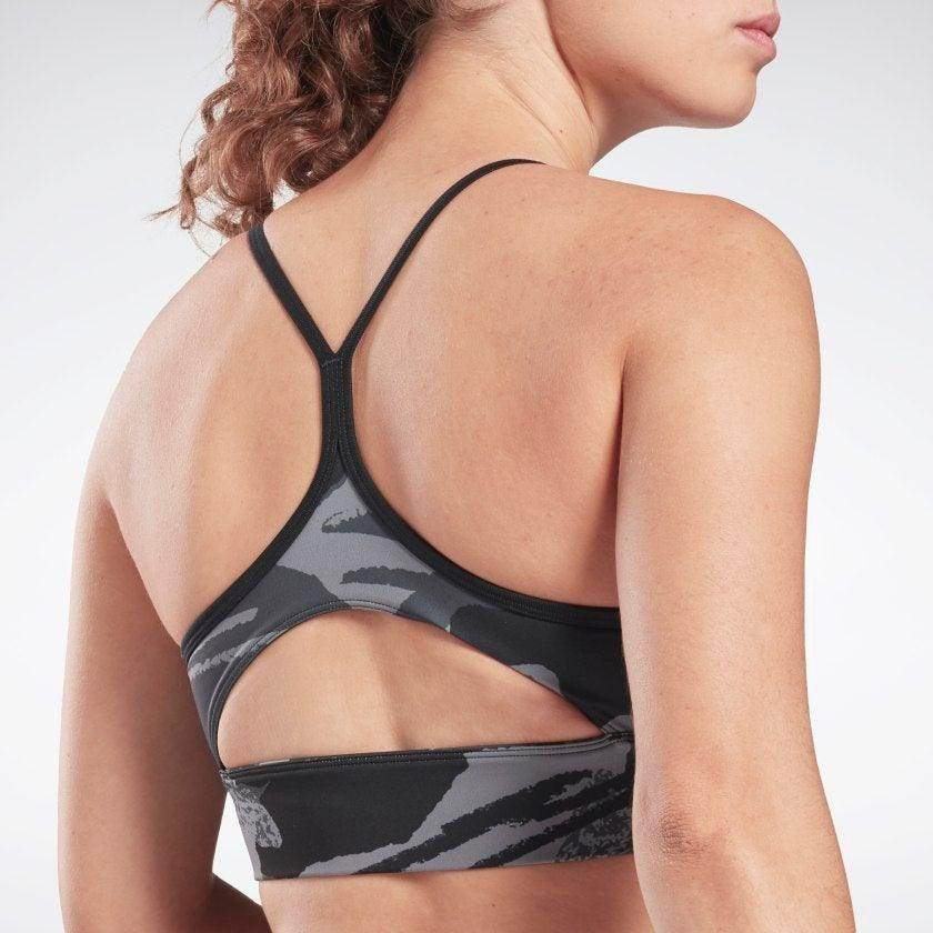 חזיית אימון ריבוק Reebok H65616 WOR AOP Tri Back Bra - RunOFF עכשיו במבצע ב