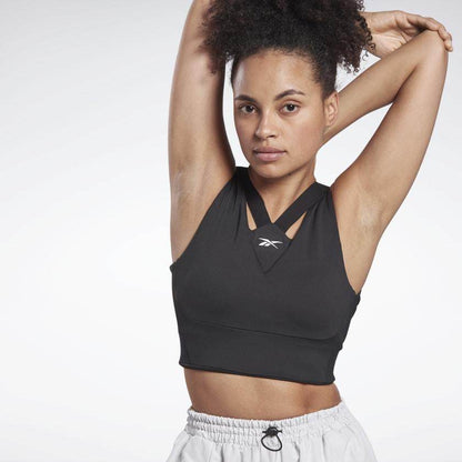 טופ אימון ריבוק לנשים Reebok SH Fashion Bra FU2470 - RunOFF עכשיו במבצע ב