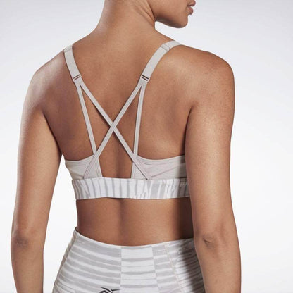 טופ ריבוק Reebok SR Hero Strappy P Bra-AOP FK5377 - RunOFF עכשיו במבצע ב