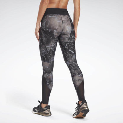 טייטס ריבוק ארוך לנשים Reebok TS LUX PERFORM TIGHT-AOP GI6530 - RunOFF עכשיו במבצע ב