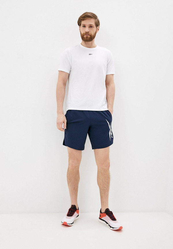 מכנס קצר ריבוק לגברים Reebok WOR WOVEN GRAPHIC SHORT GN5381 - RunOFF עכשיו במבצע ב